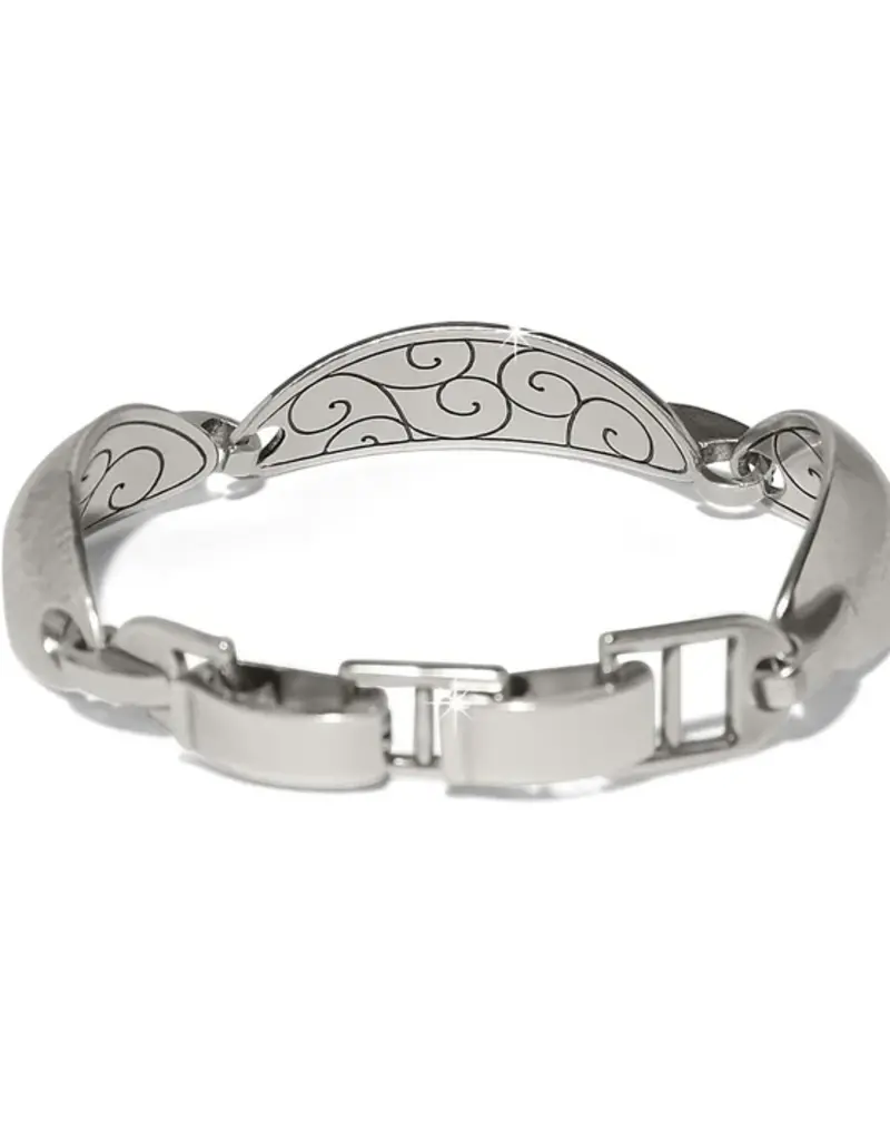 Meridian Orbit Link Bracelet in SIlver
