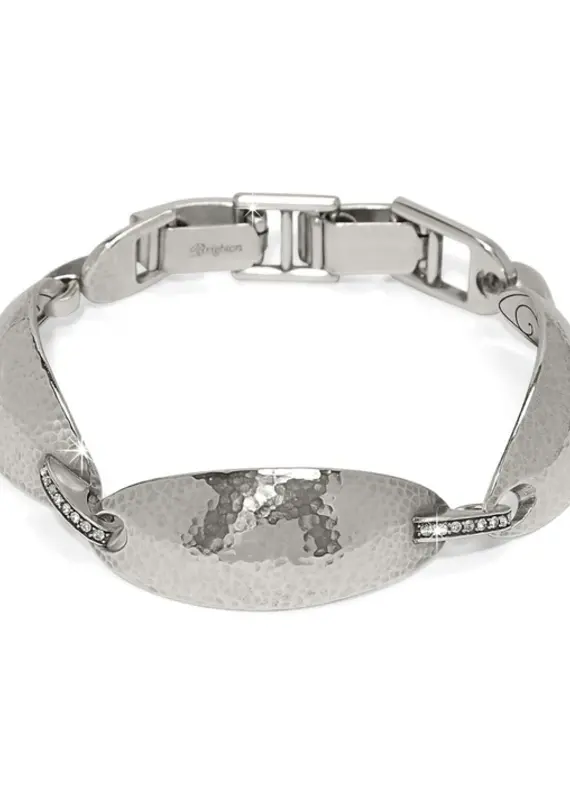 Meridian Orbit Link Bracelet in SIlver
