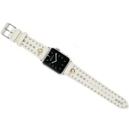 Pretty Tough Heart Leather watch Band