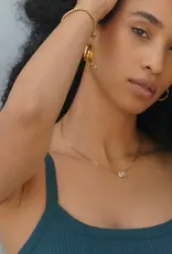 J.HOFFMAN'S Cecilia Toi Et Moi Necklace- Gold