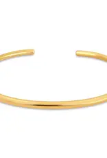 J.HOFFMAN'S Charlie Cuff Bracelet- Gold