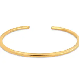 J.HOFFMAN'S Charlie Cuff Bracelet- Gold