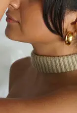 J.HOFFMAN'S Cosa Medium Hoop Earrings- Gold