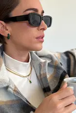 J.HOFFMAN'S Emily Figaro Chain Necklace- Gold