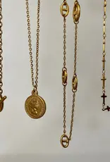 J.HOFFMAN'S Vida Coin Pendant Necklace- Gold