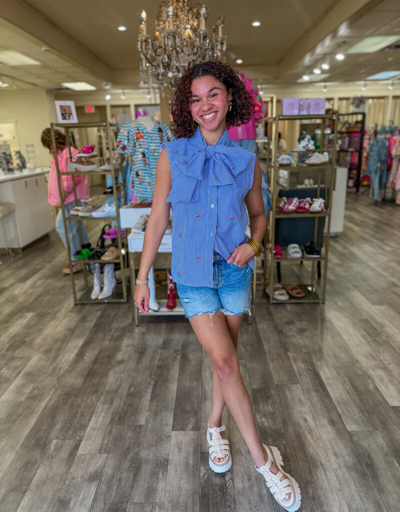 J.HOFFMAN'S Cherry Picnic Top