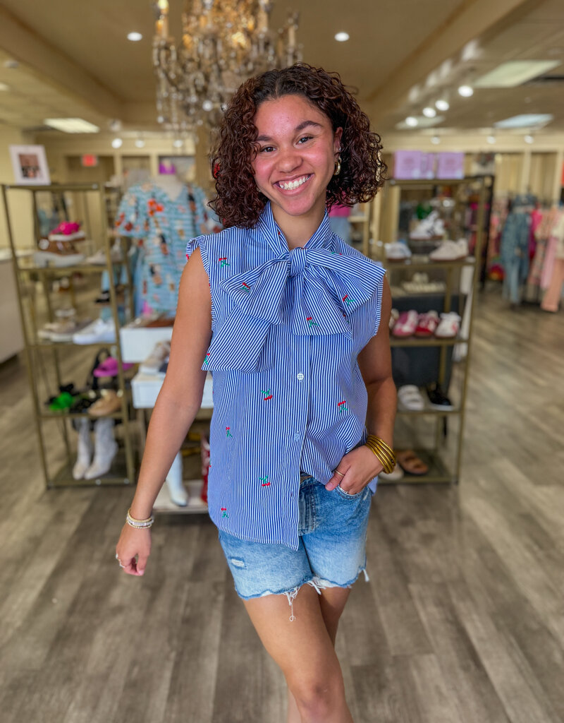 J.HOFFMAN'S Cherry Picnic Top