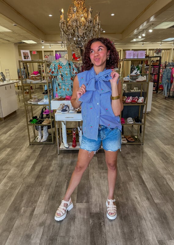 J.HOFFMAN'S Cherry Picnic Top