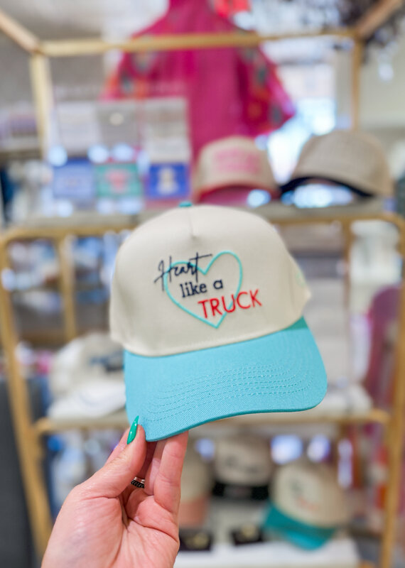 J.HOFFMAN'S Heart Like A Truck Trucker Hat