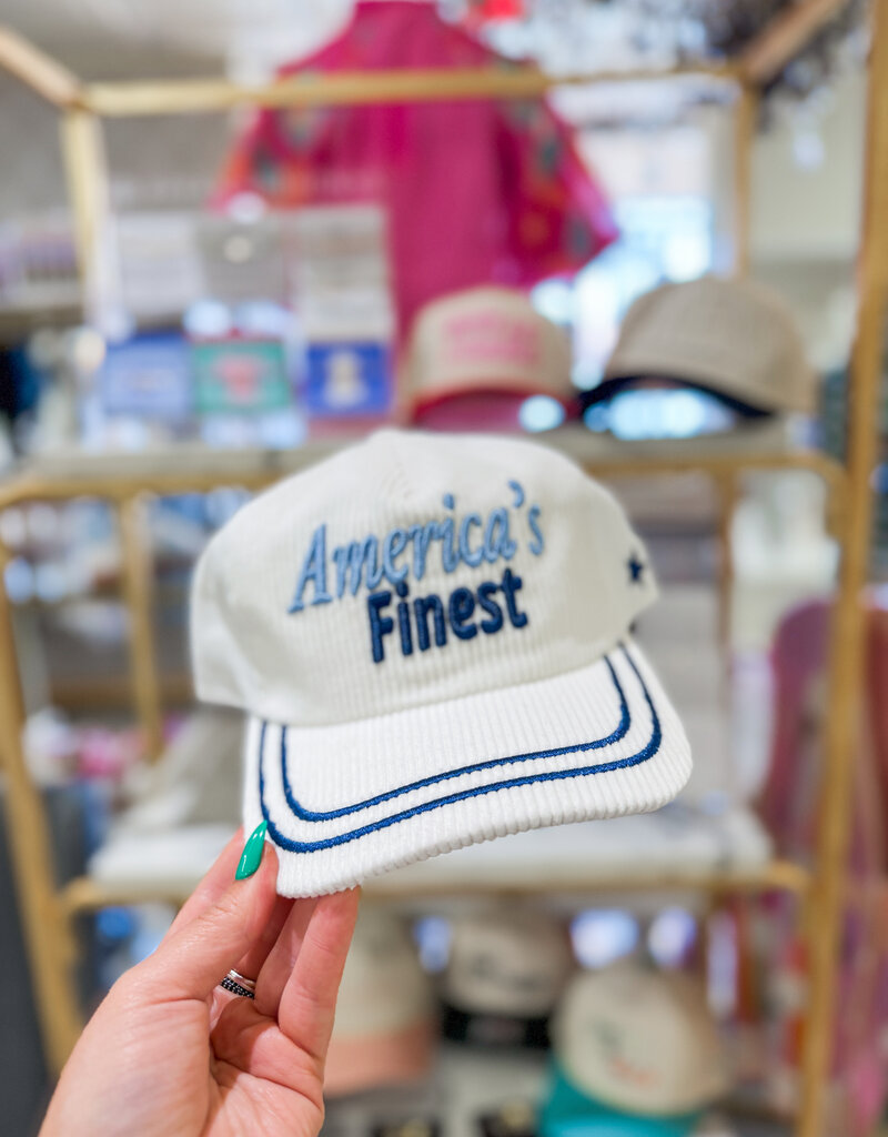 J.HOFFMAN'S Americas Finest Corduroy Trucker Hat