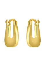 J.HOFFMAN'S Paulina Hoops- Gold