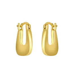 J.HOFFMAN'S Paulina Hoops- Gold