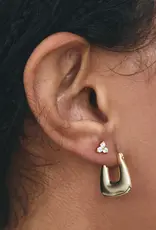 J.HOFFMAN'S Paulina Hoops- Gold