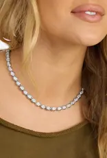 J.HOFFMAN'S She's A Boss Tennis Necklace 16'