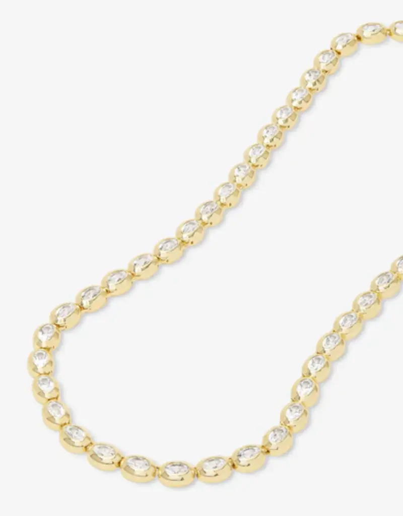 J.HOFFMAN'S She's A Boss Tennis Necklace 16'