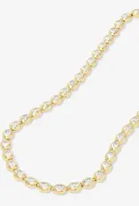 J.HOFFMAN'S She's A Boss Tennis Necklace 18'