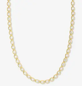 J.HOFFMAN'S She's A Boss Tennis Necklace 18'