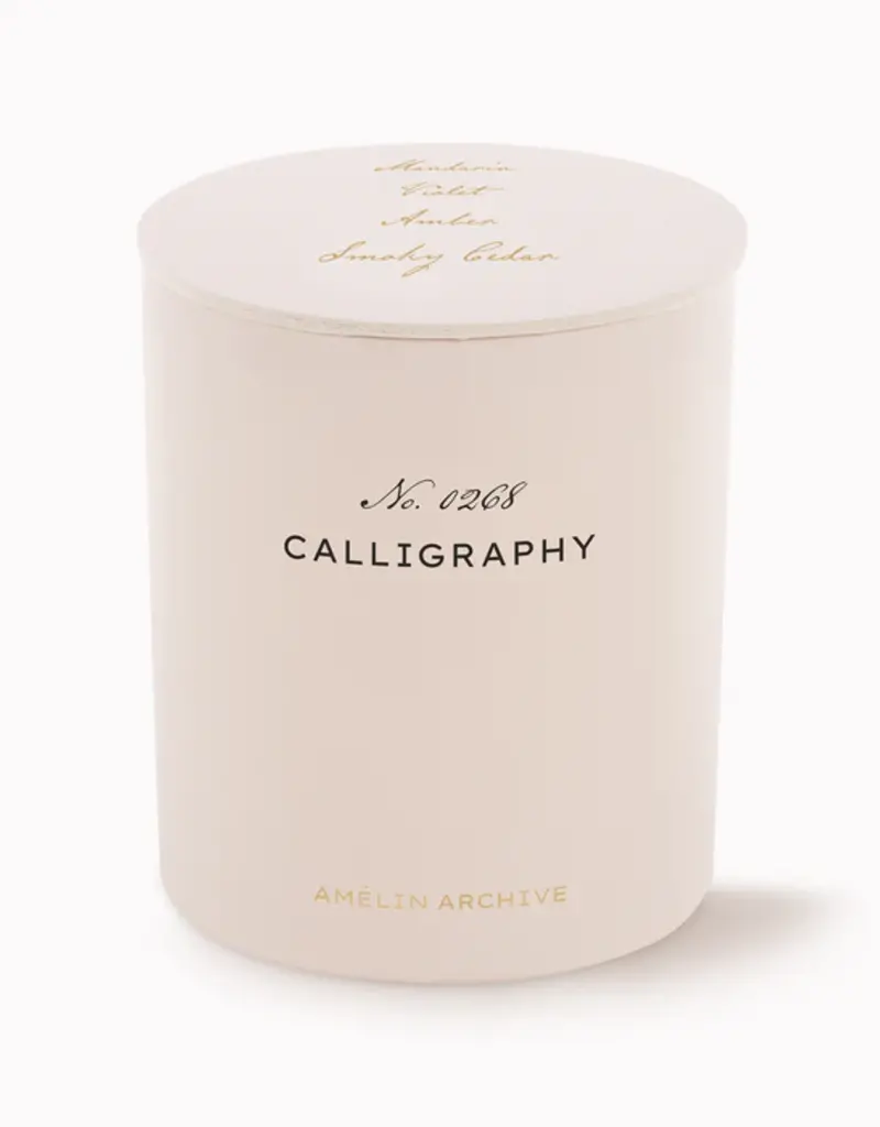 J.HOFFMAN'S Calligraphy Candle