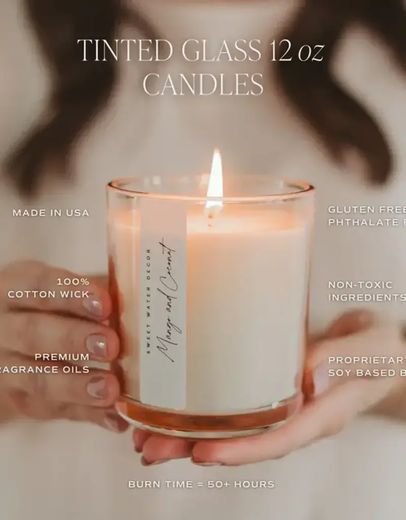 J.HOFFMAN'S Mango & Coconut Candle- 12oz