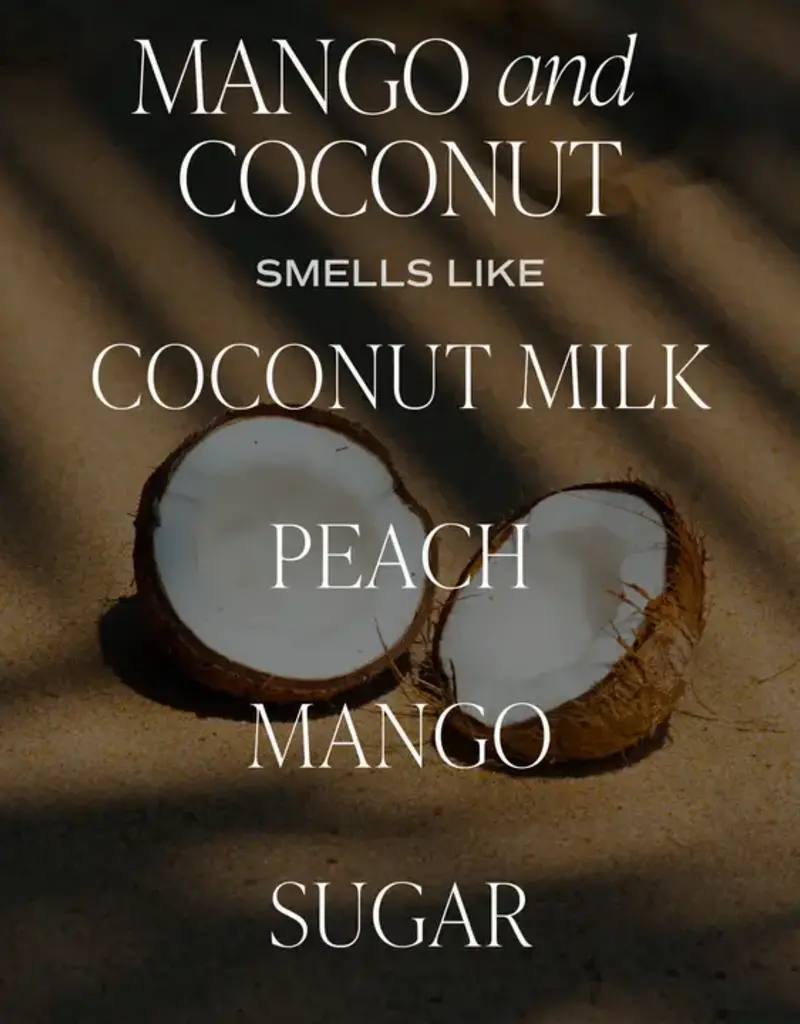 J.HOFFMAN'S Mango & Coconut Candle- 12oz