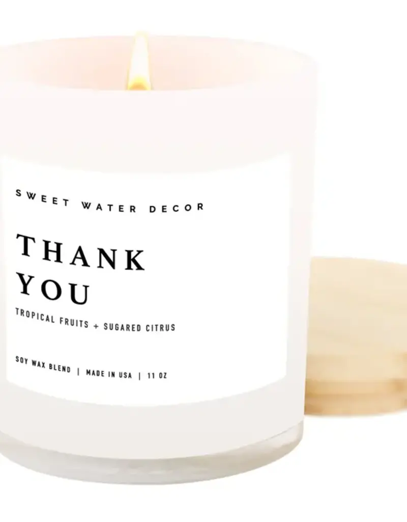 J.HOFFMAN'S Thank You Soy Candle- 11oz