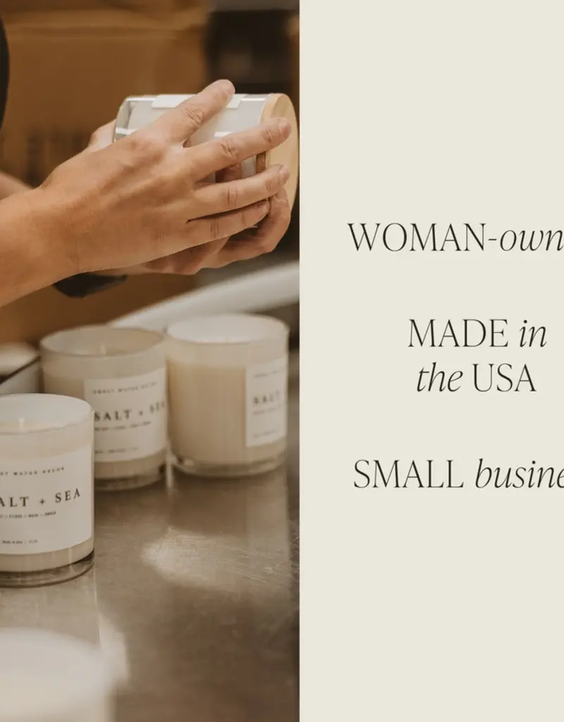 J.HOFFMAN'S Wildflowers & Salt Soy Candle- 11oz