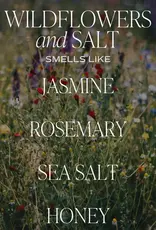 J.HOFFMAN'S Wildflowers & Salt Soy Candle- 11oz