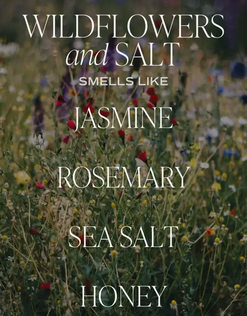 J.HOFFMAN'S Wildflowers & Salt Soy Candle- 11oz