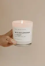J.HOFFMAN'S Wildflowers & Salt Soy Candle- 11oz
