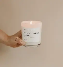 J.HOFFMAN'S Wildflowers & Salt Soy Candle- 11oz
