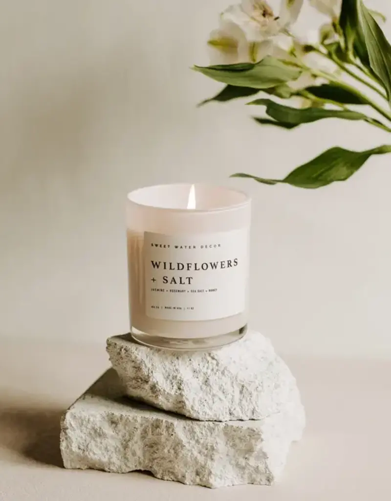 J.HOFFMAN'S Wildflowers & Salt Soy Candle- 11oz