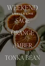 J.HOFFMAN'S Weekend Candle- 12oz