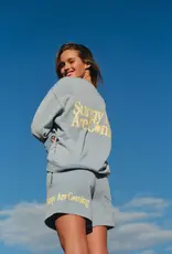 J.HOFFMAN'S Sunny Days Ae Coming Henley Sweatshirt