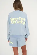 J.HOFFMAN'S Sunny Days Ae Coming Henley Sweatshirt