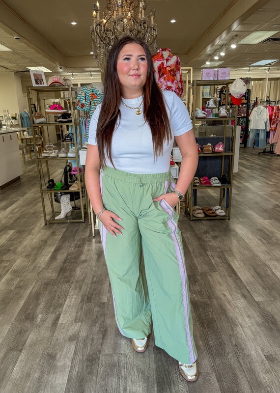 J.HOFFMAN'S Olivia Lace Track Pants