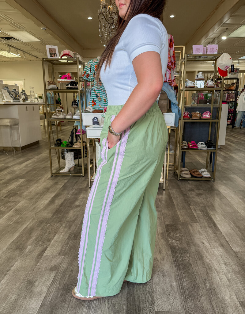 J.HOFFMAN'S Olivia Lace Track Pants