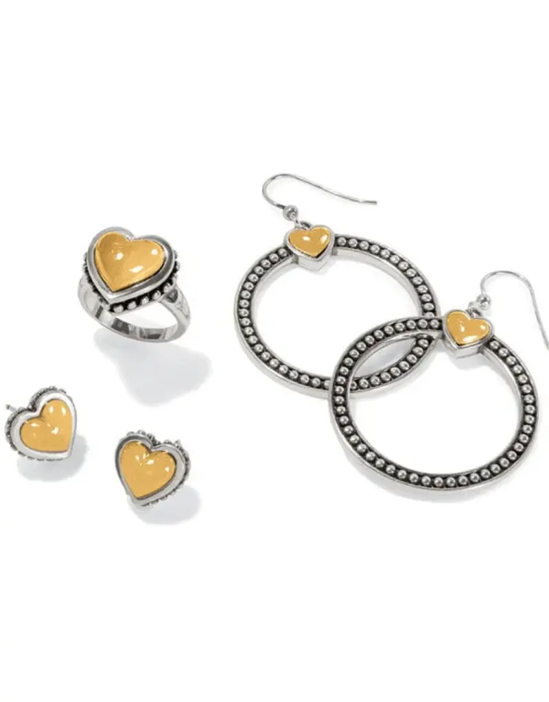 Pretty Tough Bold Heart Ring in Gold