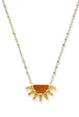 KENDRA SCOTT Samantha Sun Pendant Necklace
