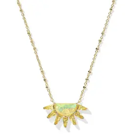KENDRA SCOTT Samantha Sun Pendant Necklace