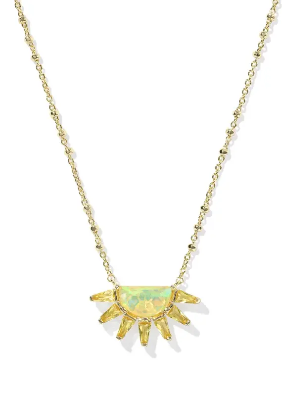 KENDRA SCOTT Samantha Sun Pendant Necklace