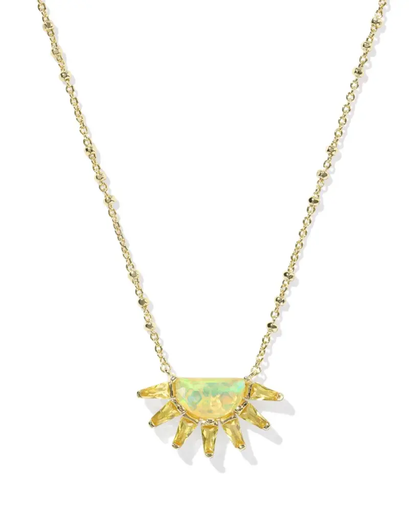 KENDRA SCOTT Samantha Sun Pendant Necklace