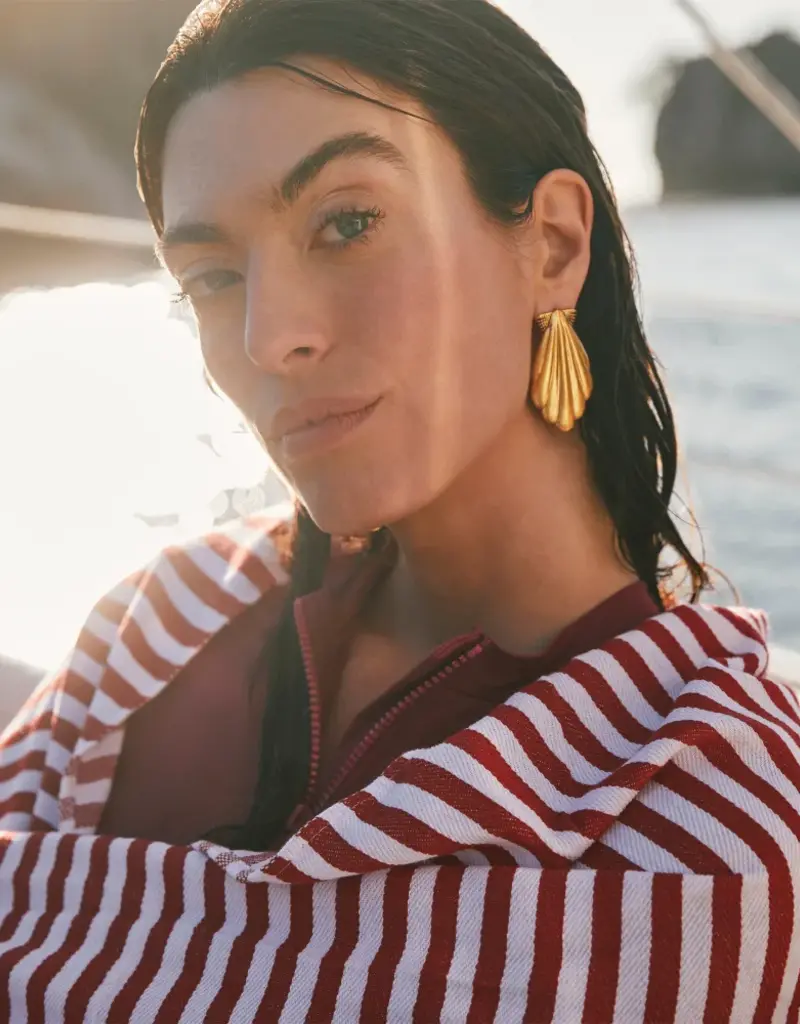 KENDRA SCOTT Alexa Metal Statement Earrings