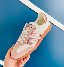 J.HOFFMAN'S Cloud Sneakers-Pink Metallic