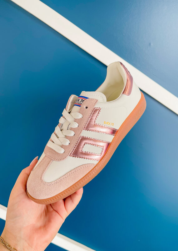 J.HOFFMAN'S Cloud Sneakers-Pink Metallic