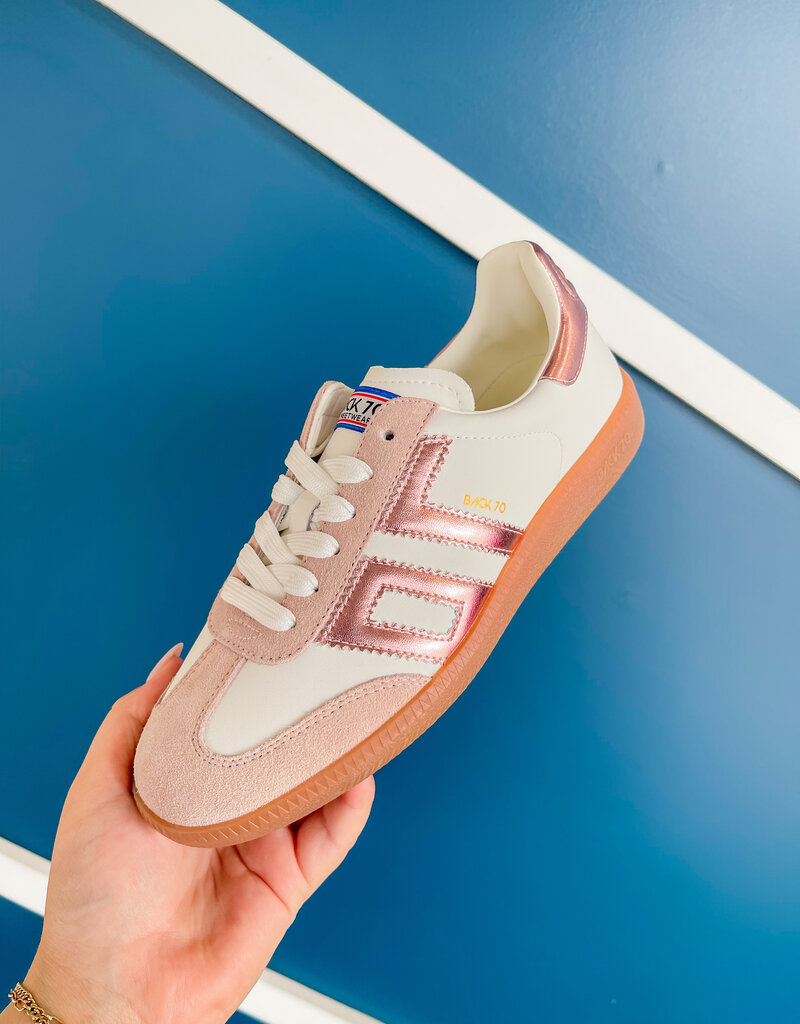 J.HOFFMAN'S Cloud Sneakers-Pink Metallic