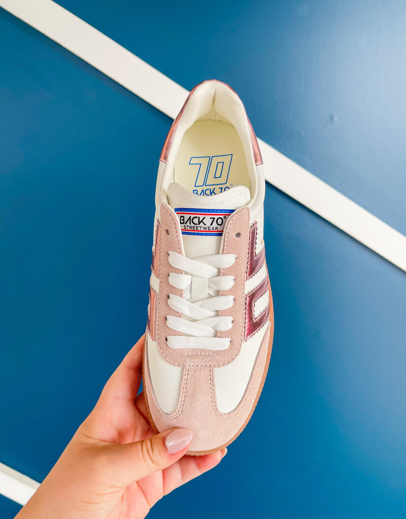 J.HOFFMAN'S Cloud Sneakers-Pink Metallic