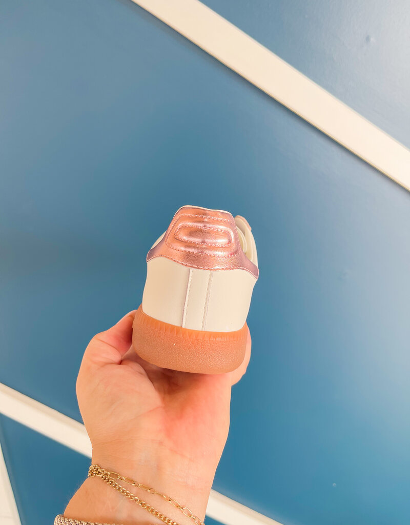 J.HOFFMAN'S Cloud Sneakers-Pink Metallic