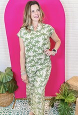 J.HOFFMAN'S Palm Tree Pant Set