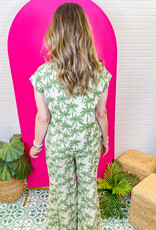 J.HOFFMAN'S Palm Tree Pant Set