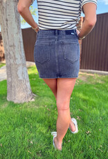 J.HOFFMAN'S Malibu Mid Rise Mini Skirt- Spade